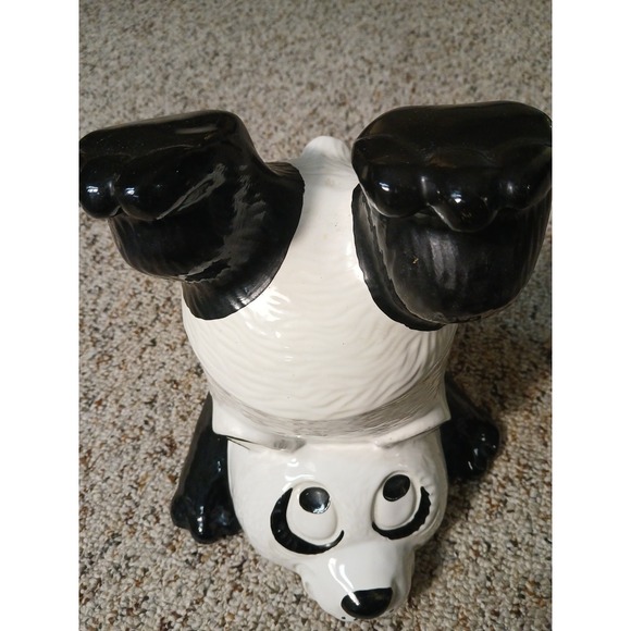 Vintage McCoy Upside Down Panda Cookie Jar # 210 1970's - Picture 3 of 9